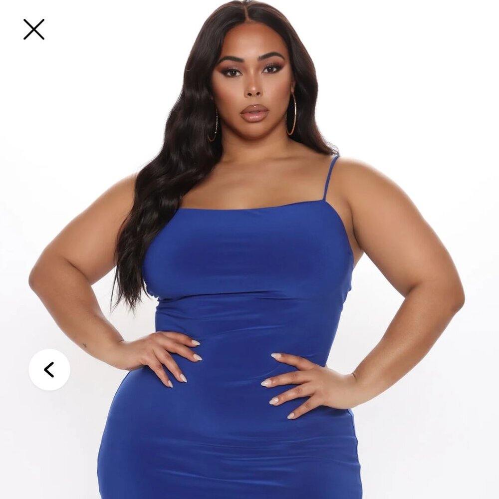 Fashion Nova Blue Dress – Women’s Size 3X